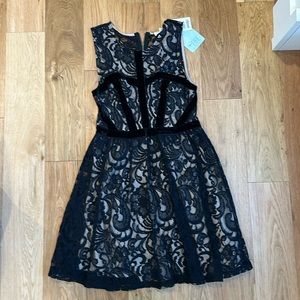 Black lace dress NWT